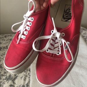 Classic Red Vans